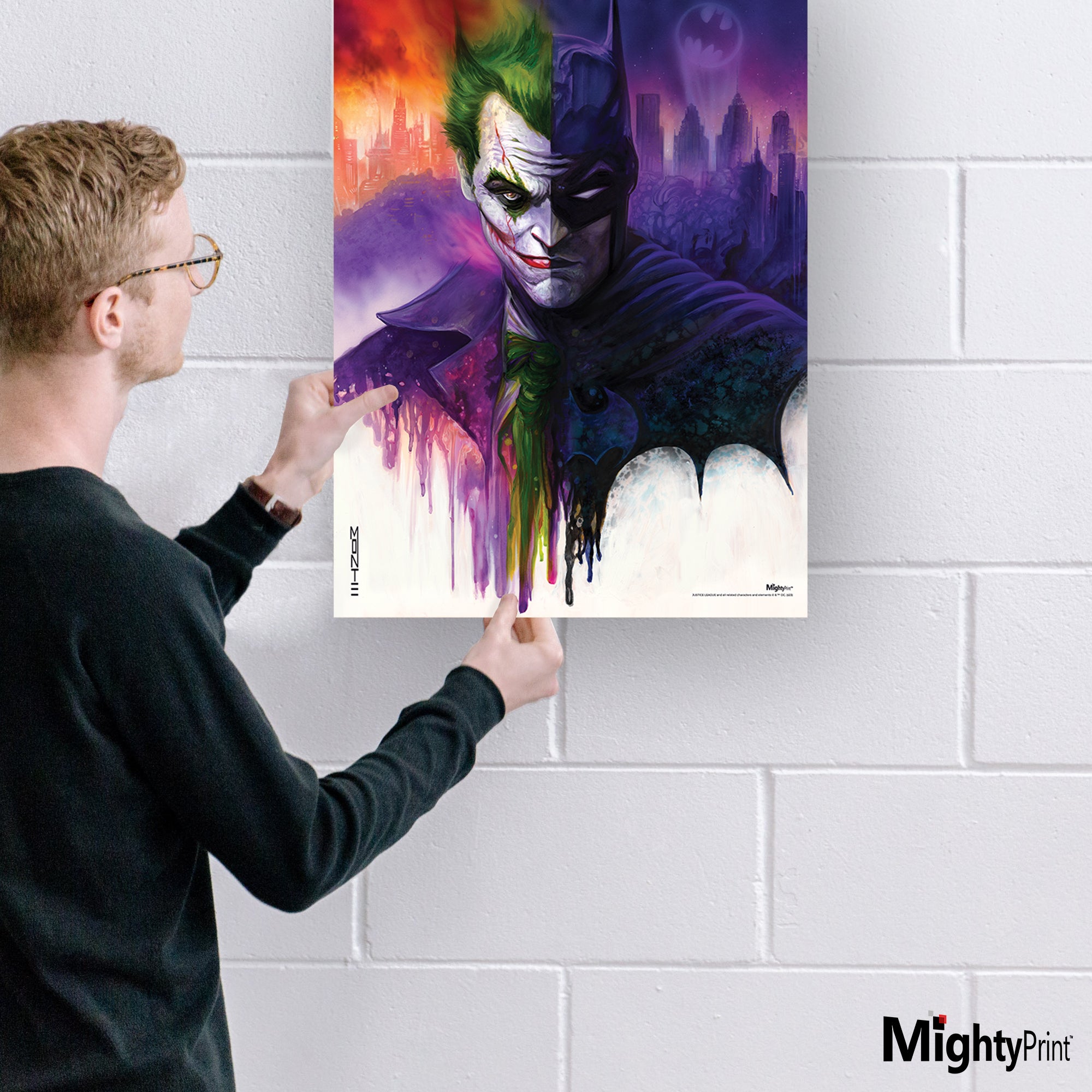 DC Comics (Two of a Kind by Monte Moore) MightyPrint™ Wall Art MP17240955